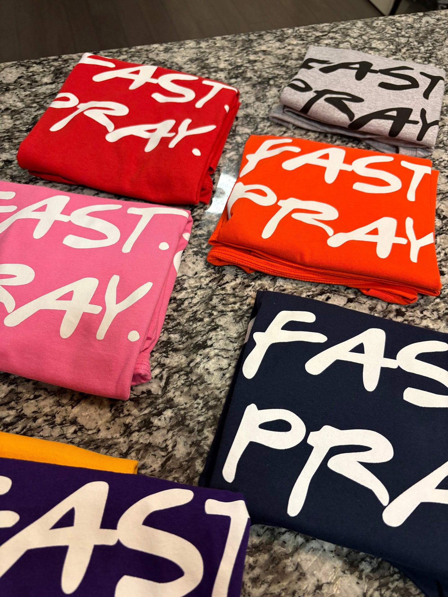 Read Fast Pray T-shirts