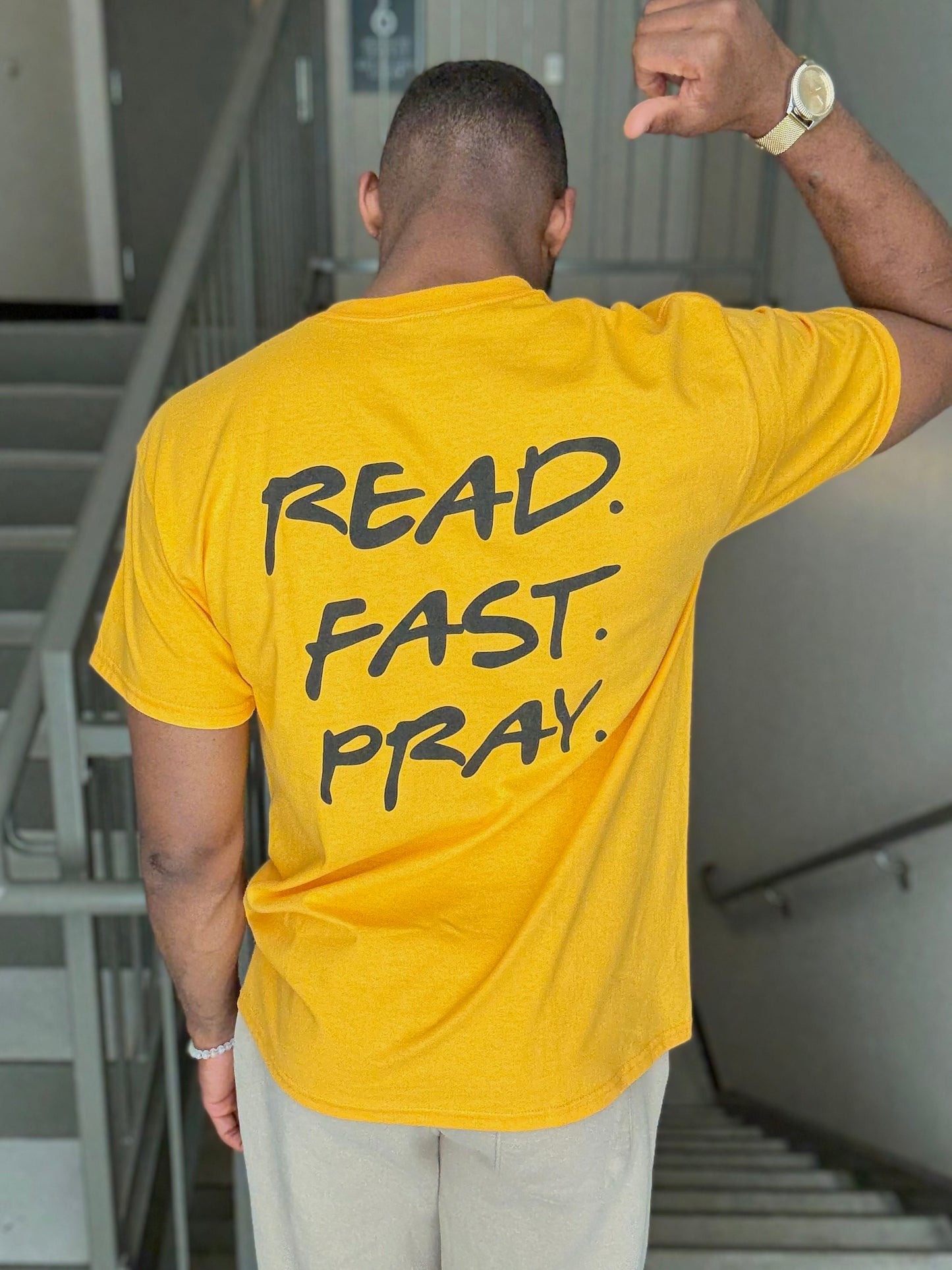 Read Fast Pray T-shirts